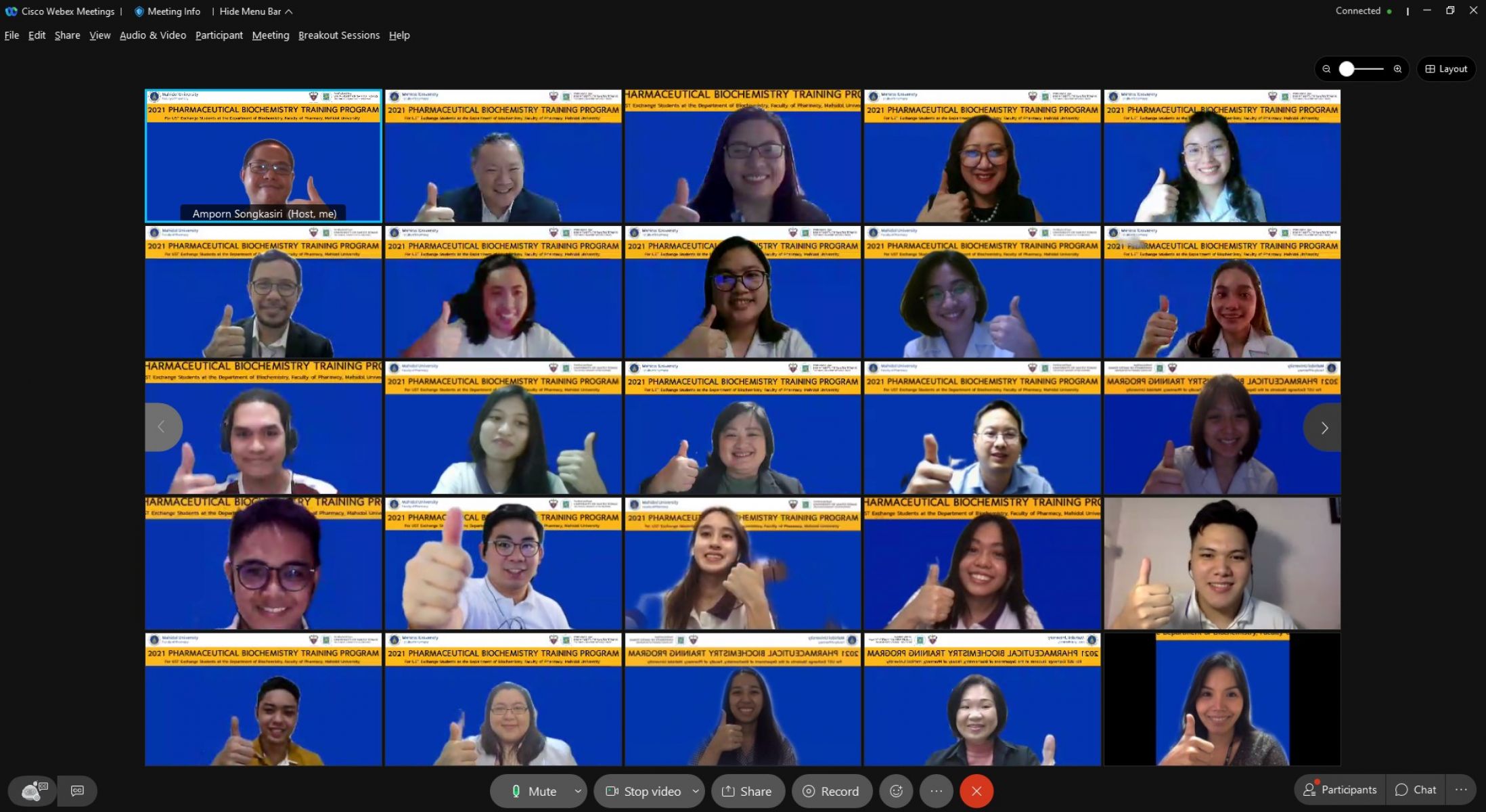 Exit Presentation of UST Biochemistry Students