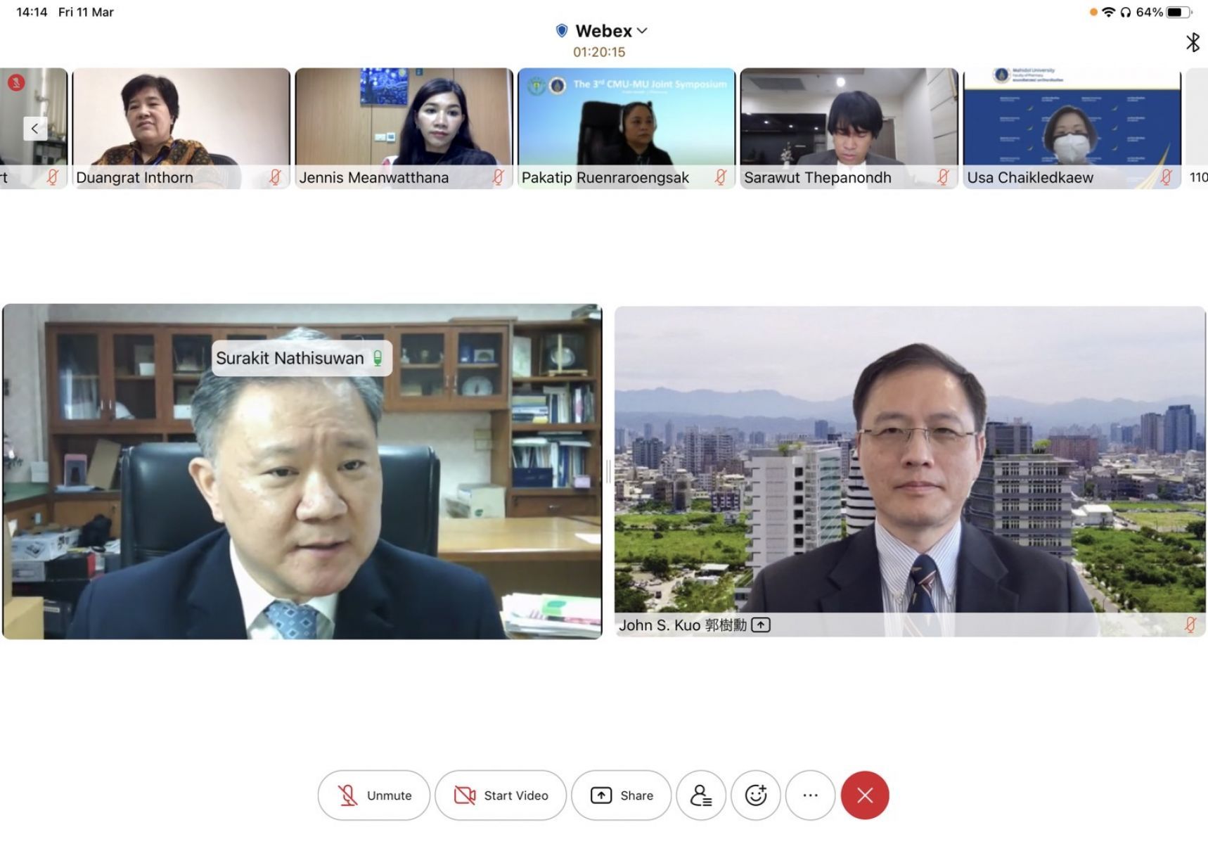 The 3rd CMU-MU Virtual Joint Symposium