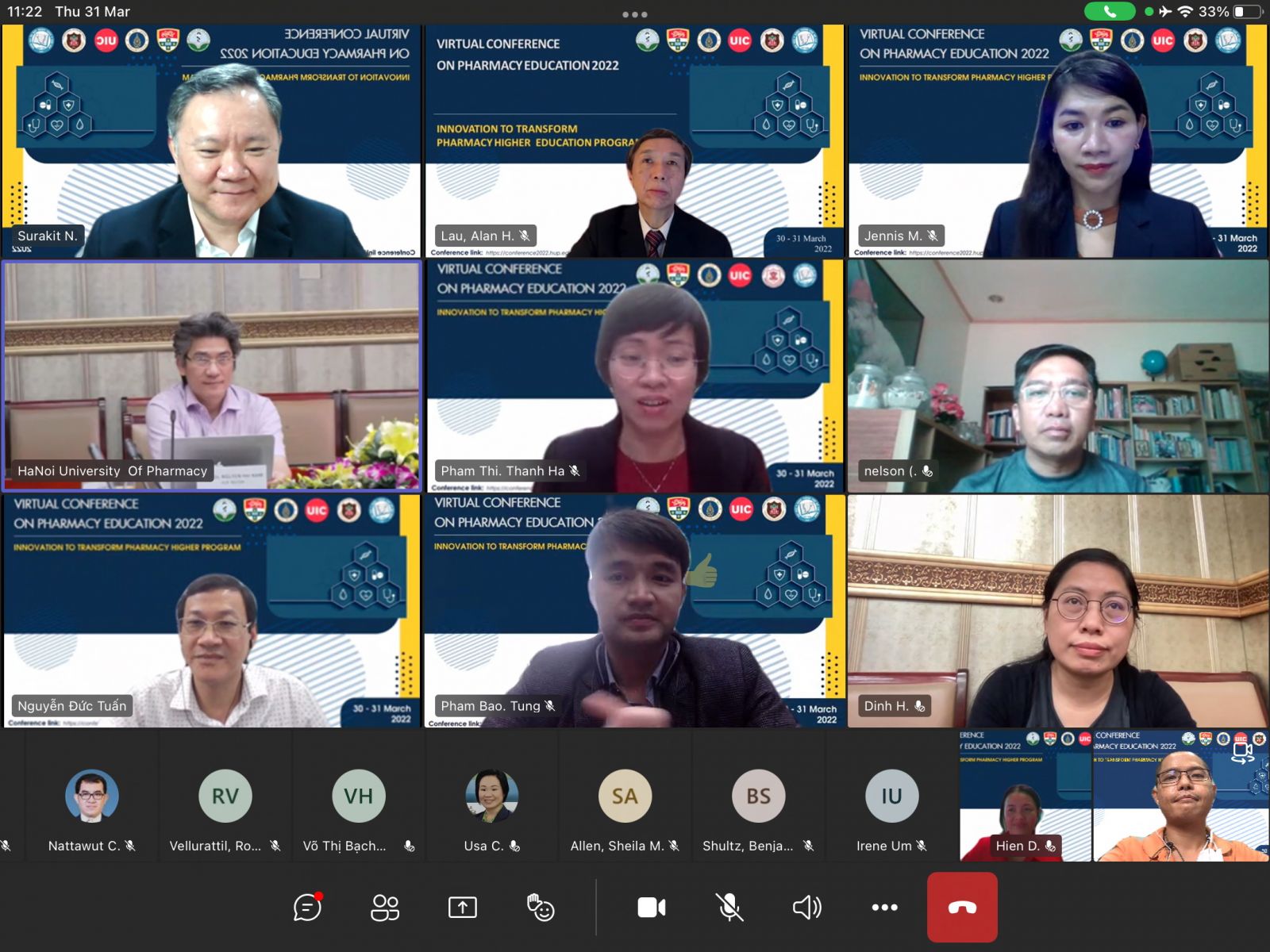 The Virtual International Conference on Pharmaceutical Education 2022 