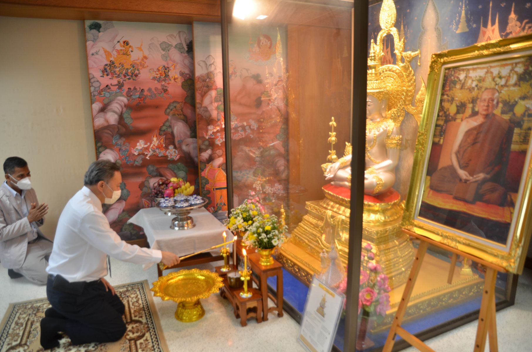 พิธีไหว้ช่วงเช้า