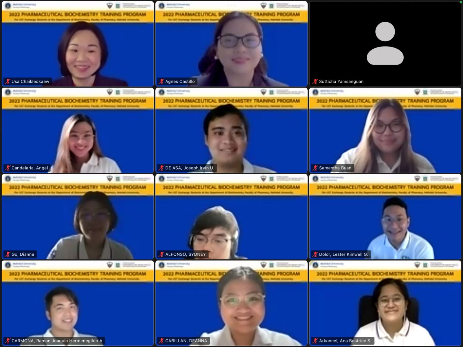Exit Presentation of 2022 UST Biochemistry Student