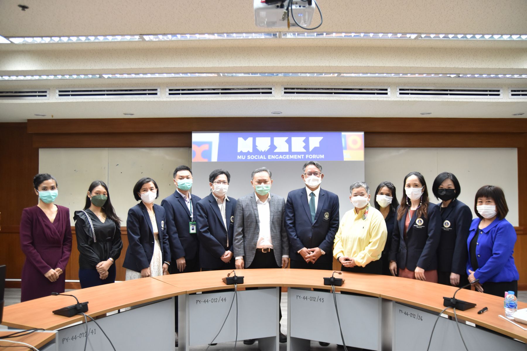 การเข้าเยี่ยมชมส่วนงานเพื่อรับฟังและหาแนวทางความร่วมมือด้าน Social Engagement กับ Policy Advocacy (MUSEF Executive Visit) ประจำปีงบประมาณ พ.ศ. 2565