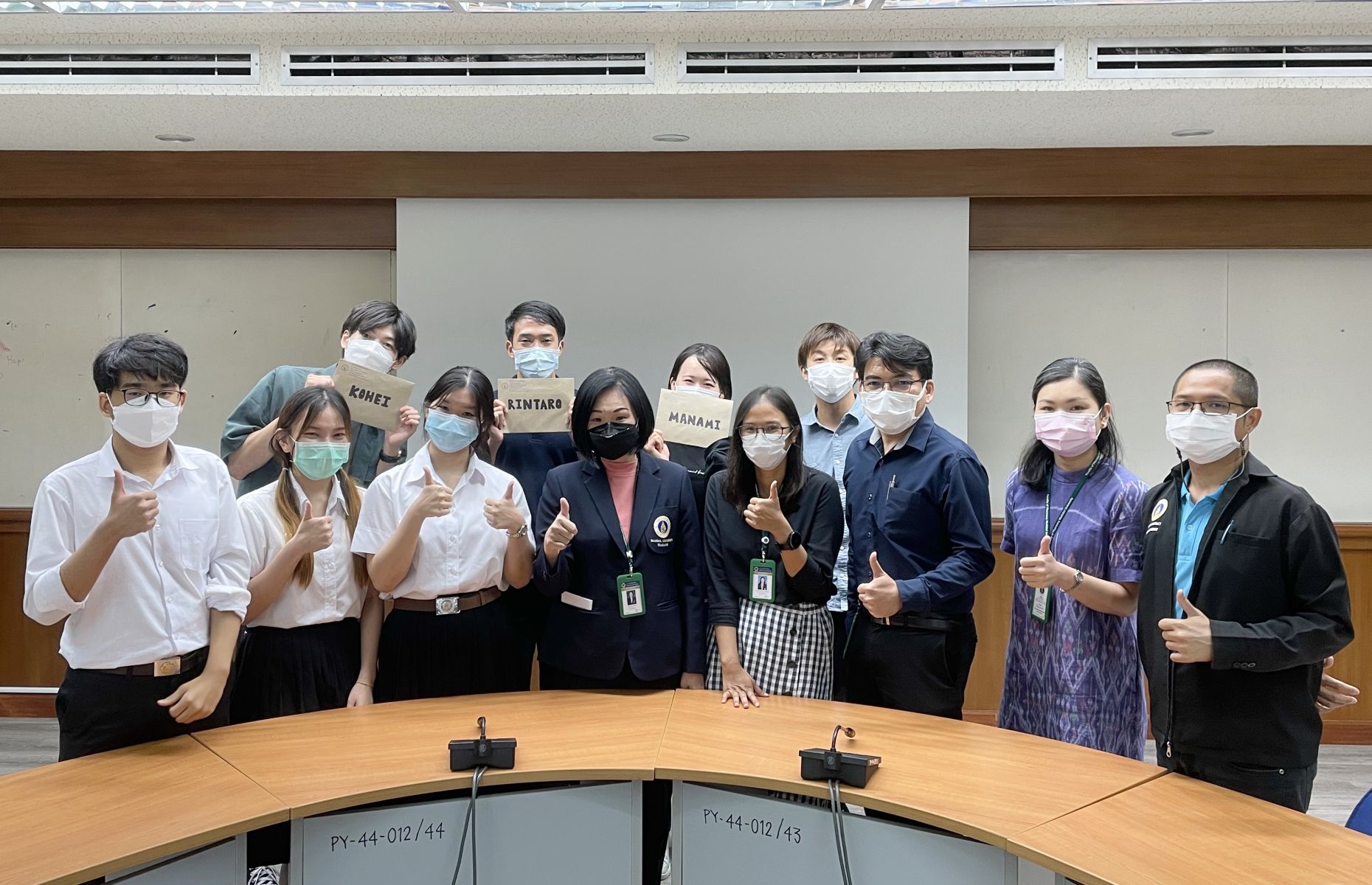 Exit Presentation of Kyushu Univ Students