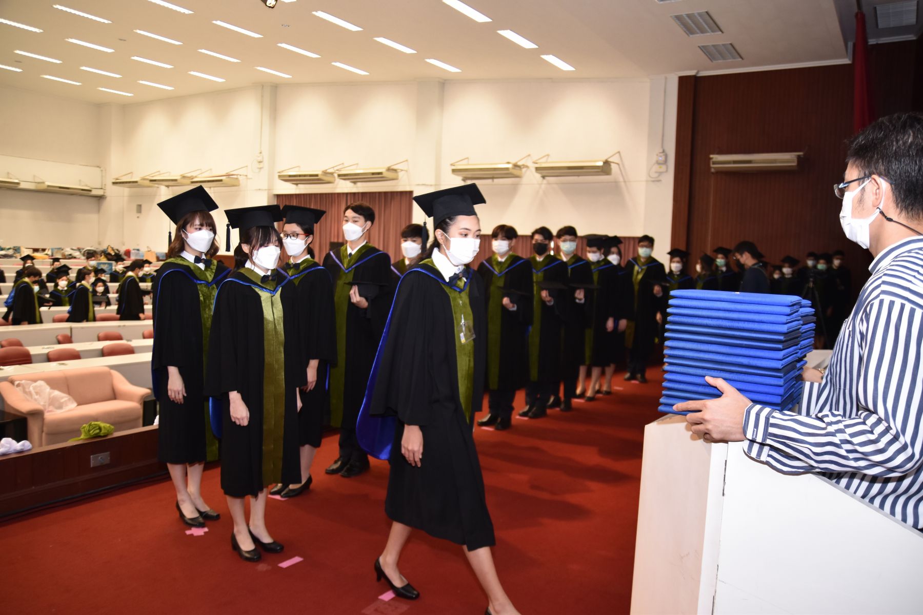 ซ้อมย่อยงานพระราชทานปริญญาบัตรปีการศึกษา 2564 และพิธีปฏิญาณตน