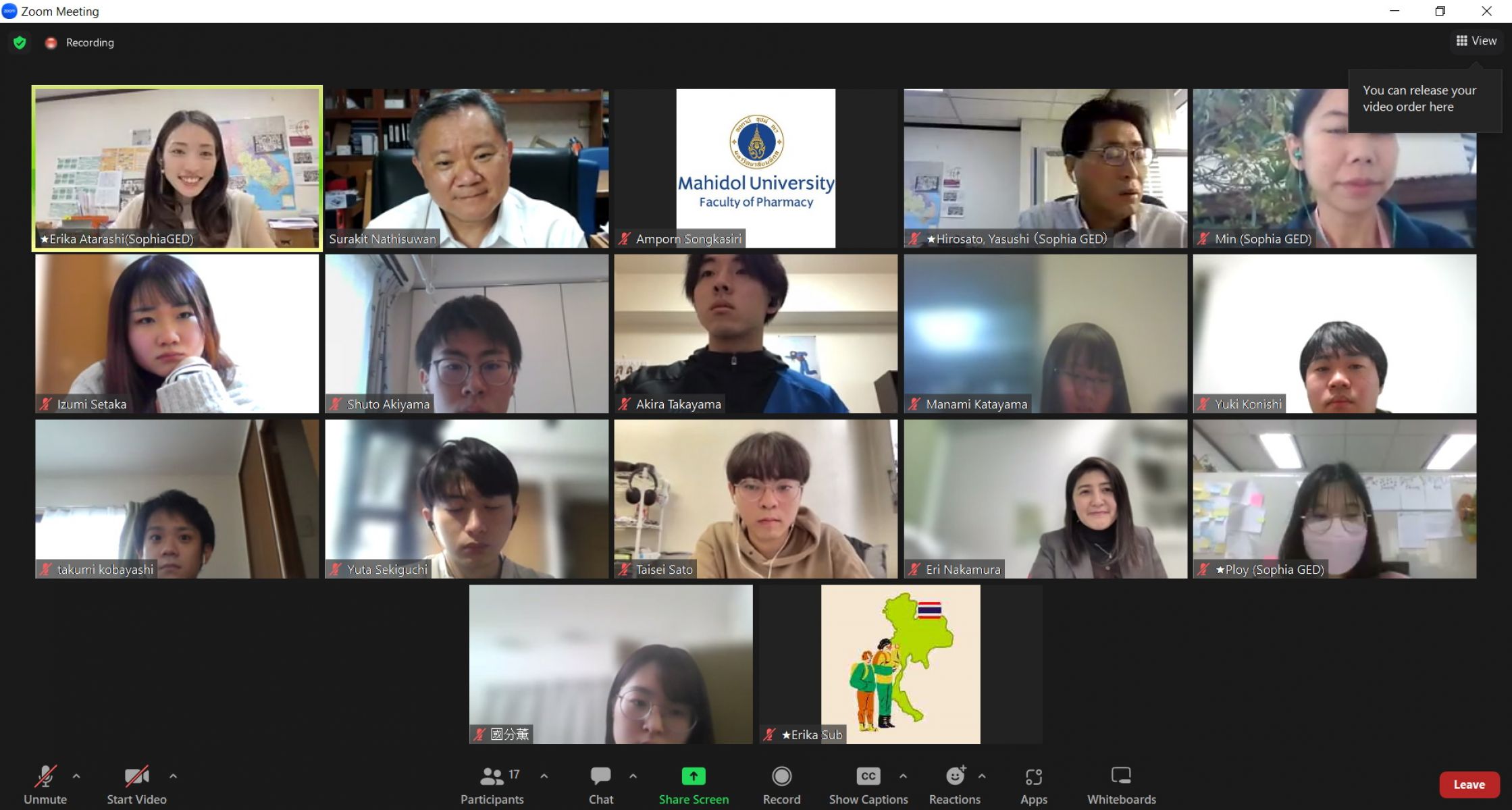 Chiba University’s Faculty of Pharmaceutical Sciences Online Study Abroad Program