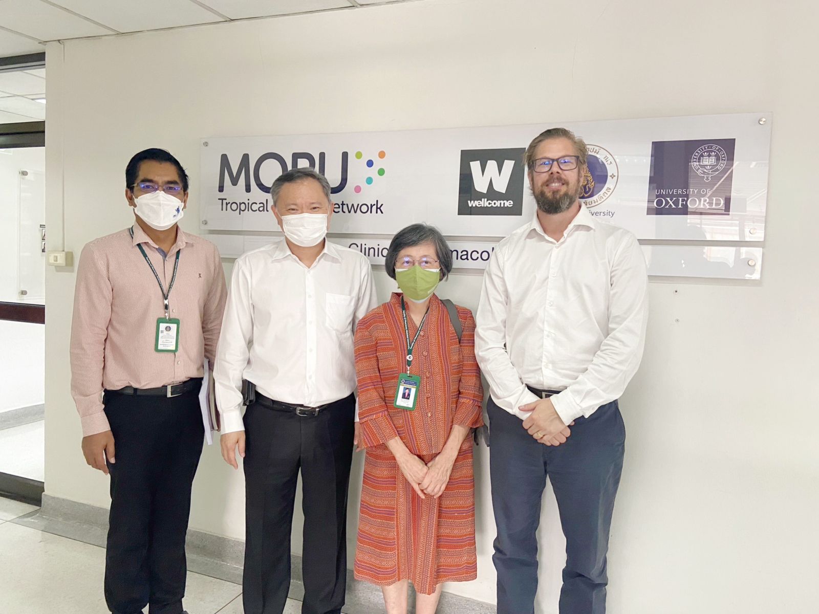 หารือความร่วมมือกับ Clinical Pharmacology Group, Mahidol Oxford Tropical Medicine Research Unit (MORU) 
