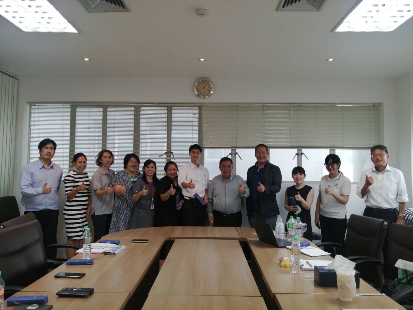 Collaborative meeting with Shinshu University. 