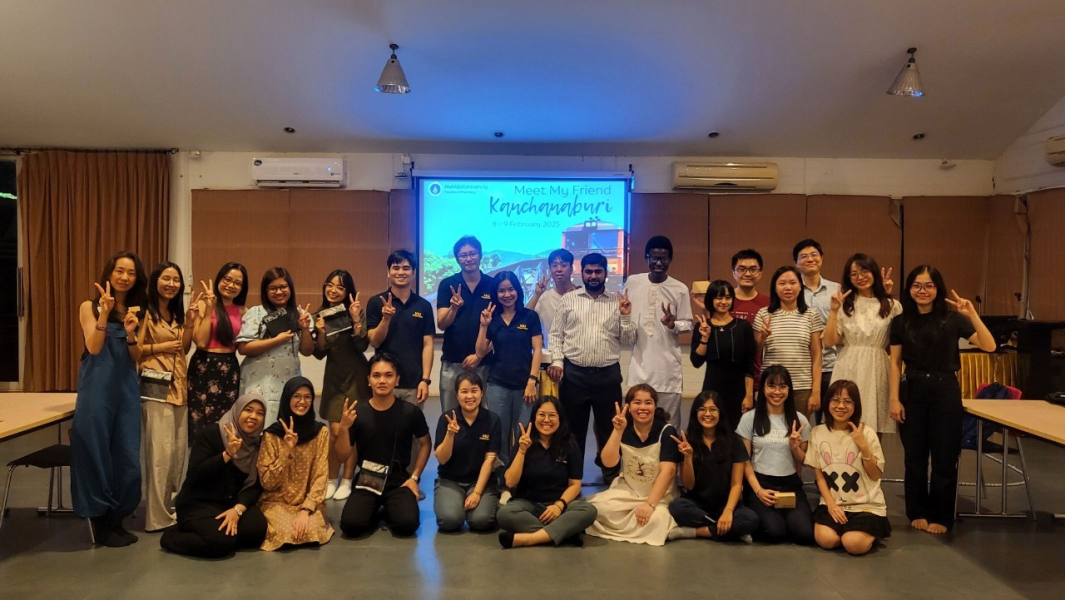 กิจกรรมทัศนศึกษานอกสถานที่สำหรับนักศึกษาระดับบัณฑิตศึกษาของคณะฯ ณ มหาวิทยาลัยมหิดล วิทยาเขตกาญจนบุรี