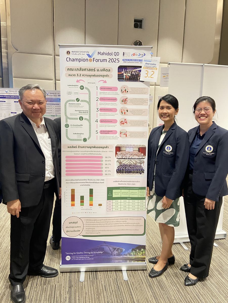 งาน Mahidol QD Champion Forum 2025 