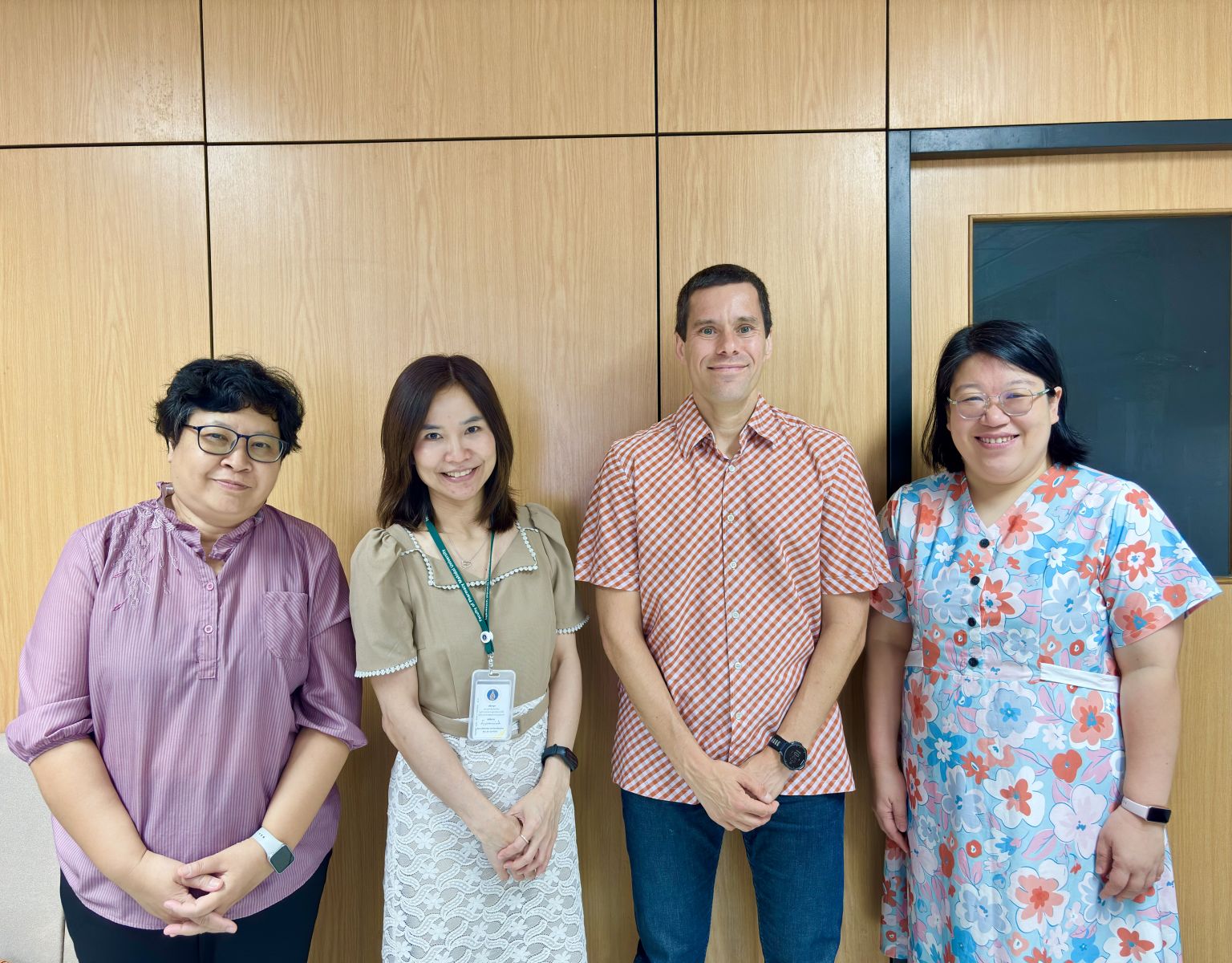 collaborative meeting with Spanish visiting scholar