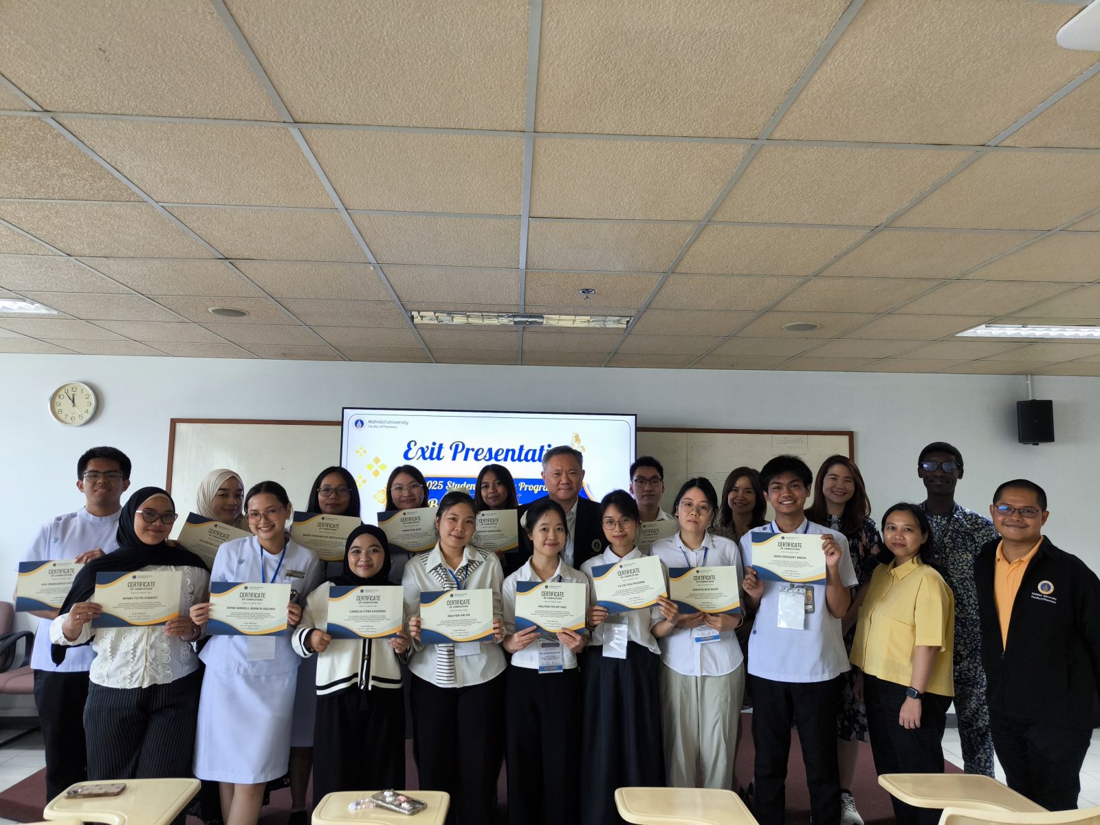 Exit Presentation Student Mobility Program 2025: Bhe Saj Sawasdee