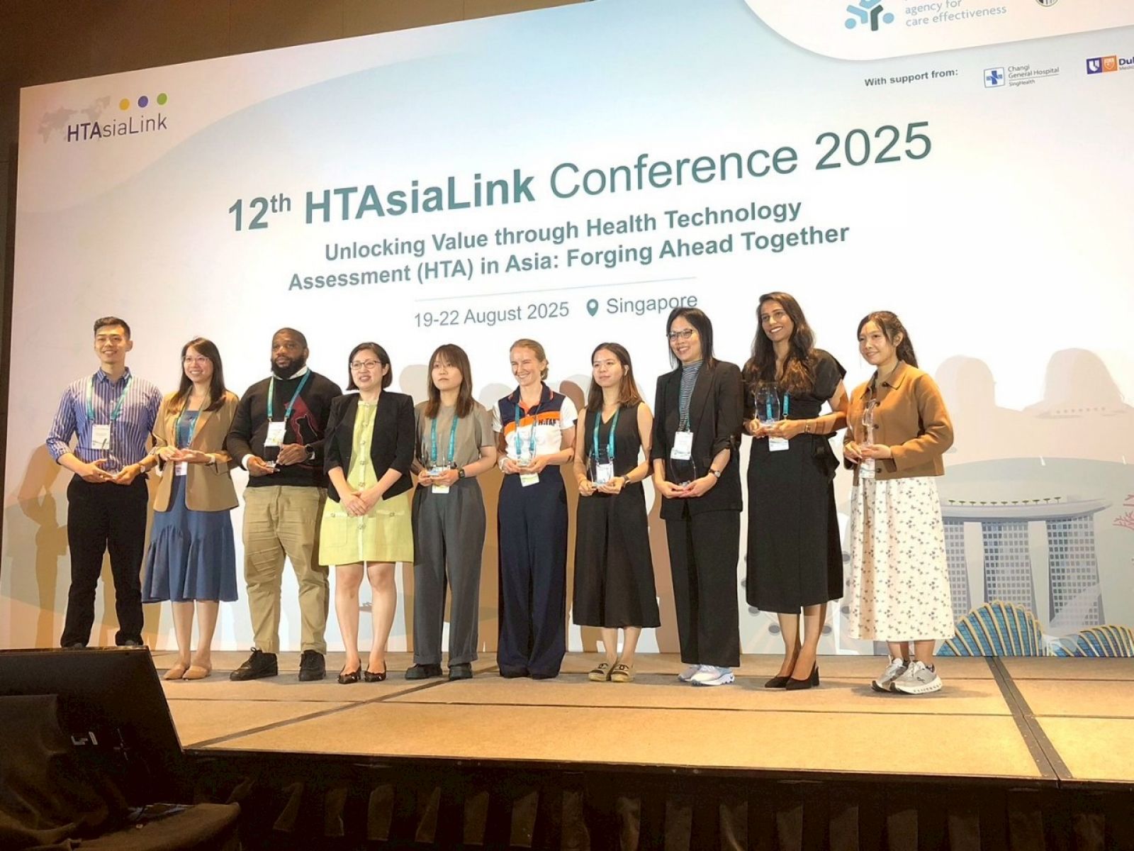 MUHTA Students secured poster awards at 12th HTAsiaLink Conference in Singapore