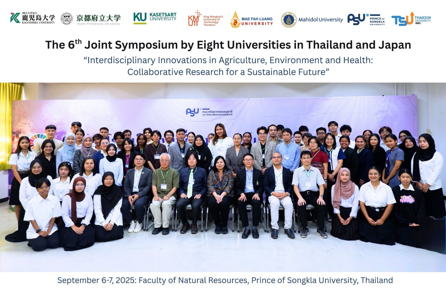 the 6th Joint Symposium by Eight Universities in Thailand and Japan