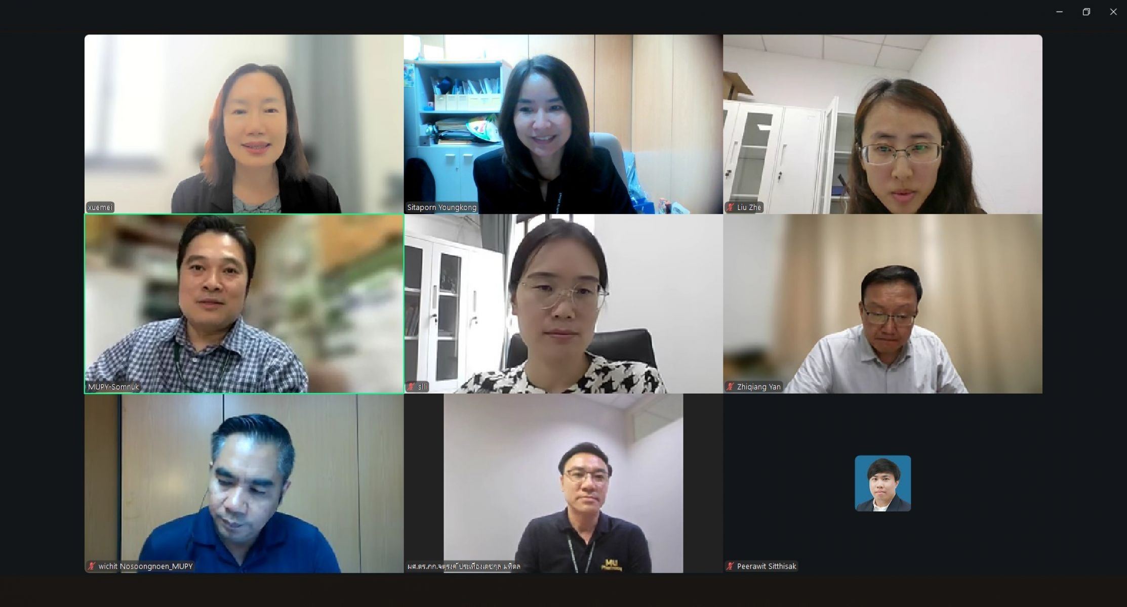 Zoom Meeting with East China Normal University