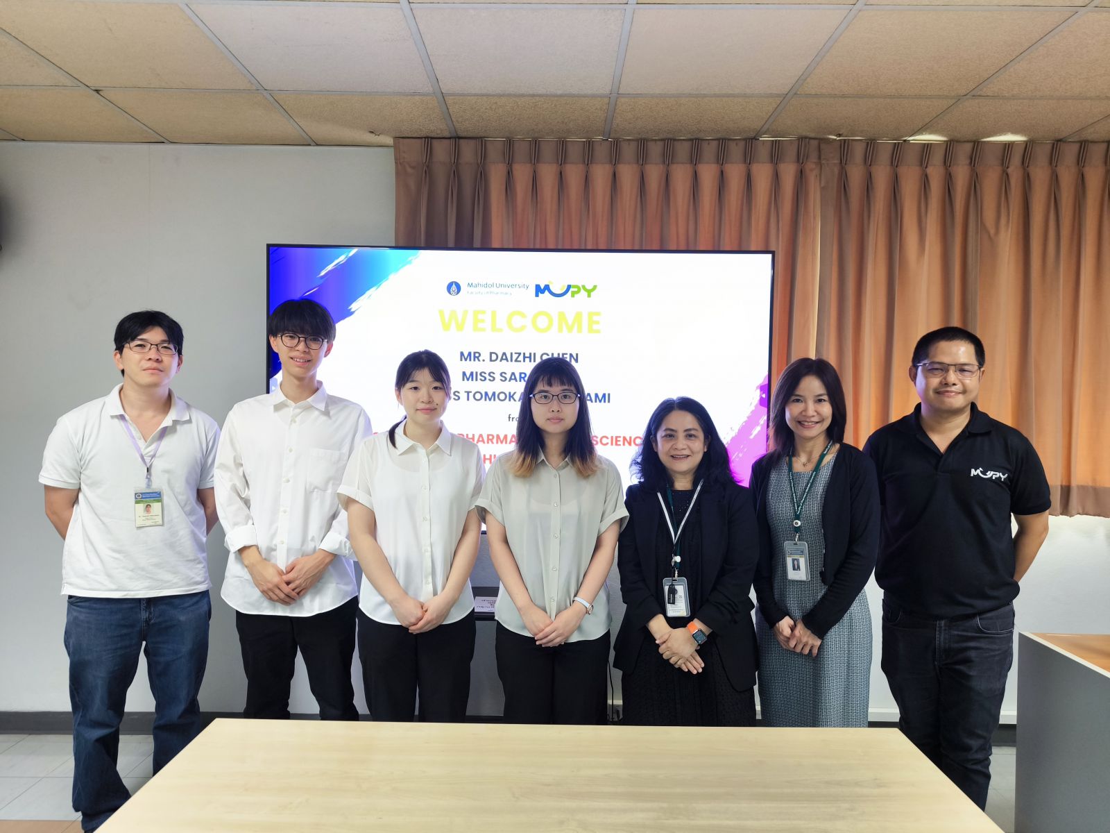 Professional Training Program for students from School of Pharmaceutical Sciences, Kyushu University 