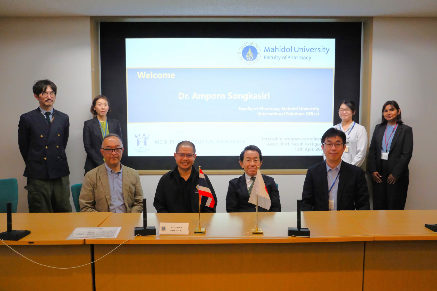 ดร.อัมพร สงคศิริ ศึกษาดูงาน ณ Meiji Pharmaceutical University