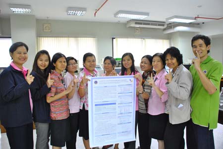 นำเสนอชนะเลิศ โปสเตอร์ระบบบริหารจำนวนสารเคมี ภายในคณะเภสัชศาสตร์ มหาวิทยาลัยมหิดล
