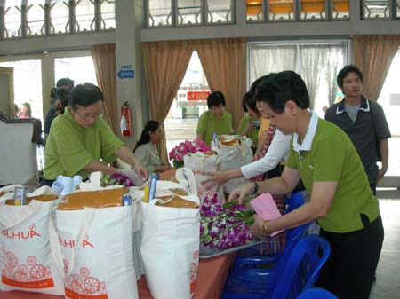 ทำบุญ คณะฯที่โรงพยาบาลสงฆ์