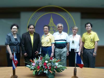 ผู้มาเยือนจากประเทศฝรั่งเศส และ ตุรกี เข้าพบคณบดี คณะเภสัชศาสตร์ มหิดล