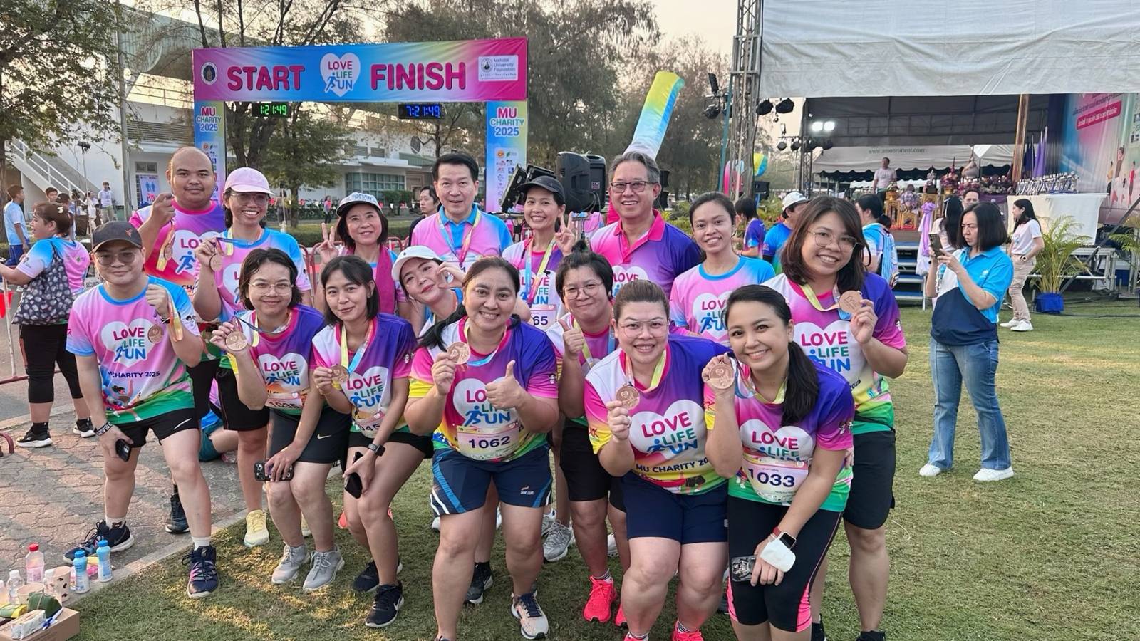 เภสัชมหิดลเข้าร่วมงานเดินวิ่งการกุศล MU Charity 2025: Love Life Run