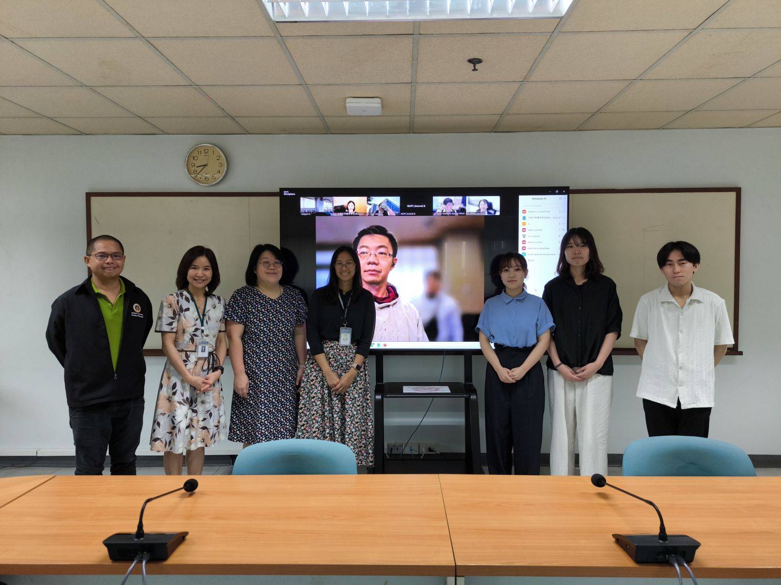 งานวิเทศสัมพันธ์ฯ จัดนำเสนอผลการเรียนรู้ของนักศึกษาแลกเปลี่ยนจาก School of Pharmaceutical Sciences, Kyushu University