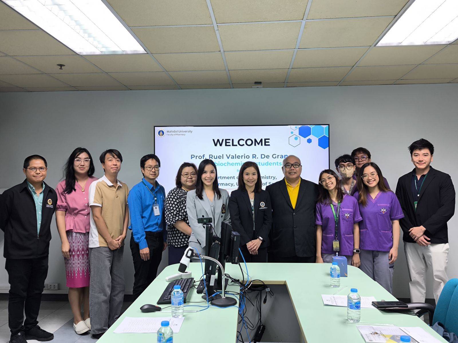 เภสัชมหิดลจัดโครงการฝึกอบรมด้านชีวเคมีทางเภสัชศาสตร์ ประจำปี 2568 สำหรับนักศึกษาแลกเปลี่ยนจาก UST ประเทศฟิลิปปินส์
