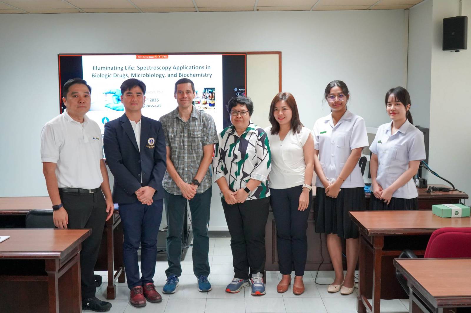เภสัชมหิดลจัดบรรยายพิเศษโดยวิทยากรรับเชิญจาก Escola Universitaria Salesiana de Sarria ประเทศสเปน