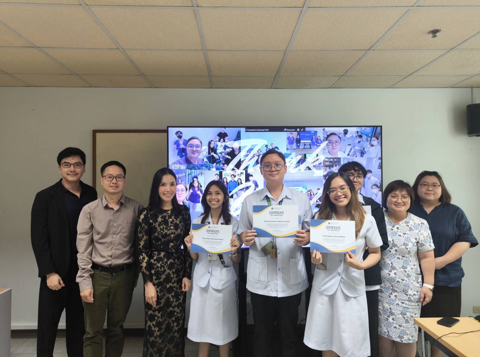 งานวิเทศสัมพันธ์ฯ จัดนำเสนอผลการเรียนรู้ของนักศึกษาแลกเปลี่ยนจาก UST ประเทศฟิลิปปินส์ ในโครงการฝึกอบรมด้านชีวเคมีทางเภสัชศาสตร์ ประจำปี 2568