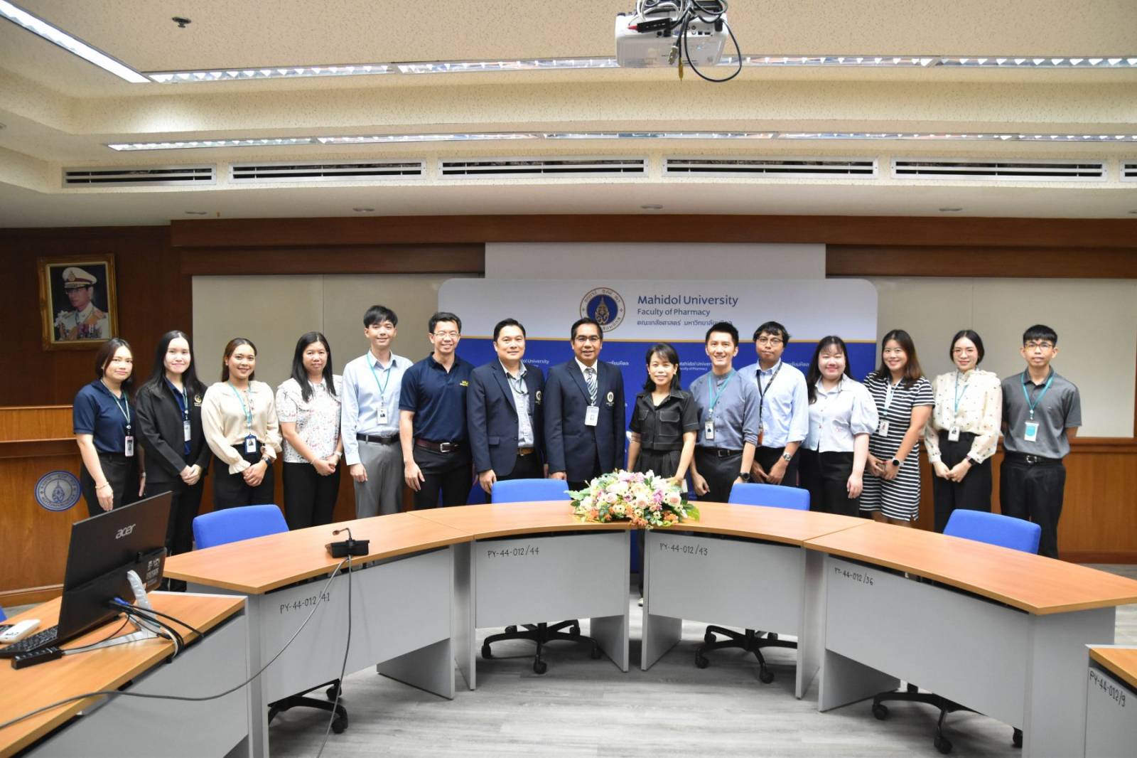 เภสัชมหิดลต้อนรับผู้บริหารองค์การเภสัชกรรม ในโอกาสหาความร่วมมือด้านการวิจัย