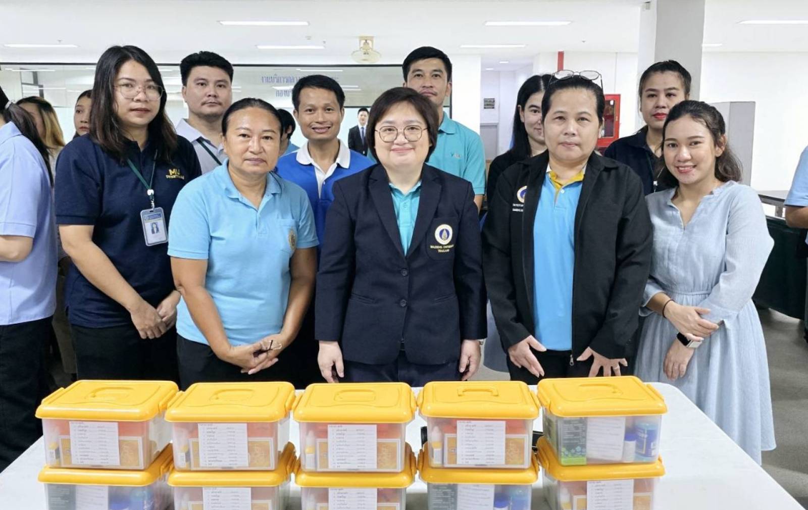เภสัชมหิดลเข้าร่วมพิธีทำบุญตักบาตรและถวายพระพร เนื่องในวันเฉลิมพระชนมพรรษา 12 สิงหาคม ณ มหาวิทยาลัยมหิดล ศาลายา