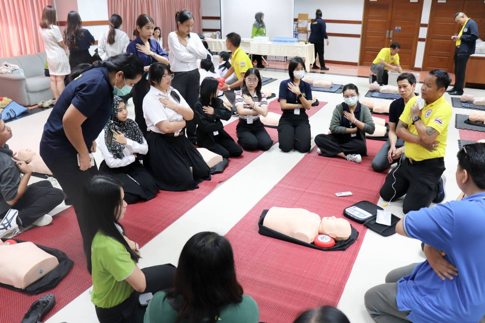 เภสัชมหิดลจัดโครงการฝึกอบรมการช่วยชีวิตขั้นพื้นฐาน ประจำปี 2568 เสริมทักษะบุคลากรและนักศึกษา ด้านการปฐมพยาบาล และการช่วยชีวิตขั้นพื้นฐาน