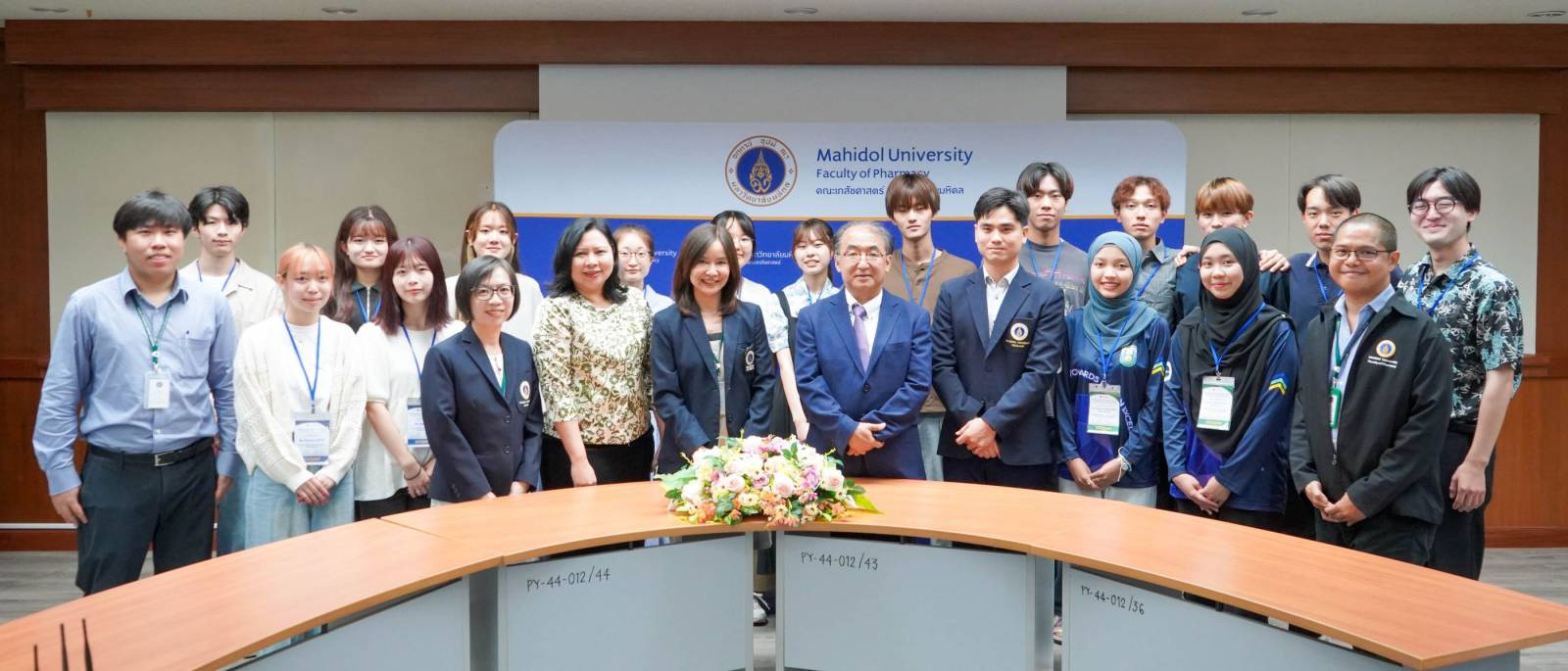 งานวิเทศสัมพันธ์ฯ จัดปฐมนิเทศโครงการแลกเปลี่ยนนักศึกษาต่างชาติ จาก Faculty of Pharmaceutical Sciences, Chiba University และ PAPRSB Institute of Health Sciences, Universiti Brunei Darussalam