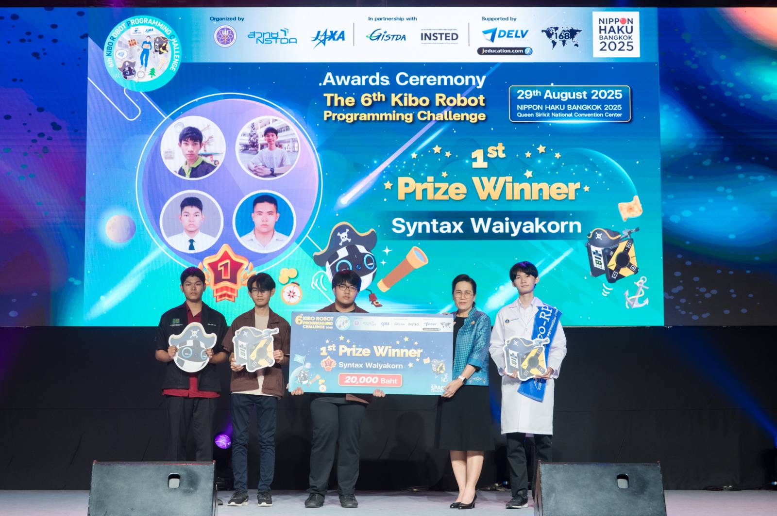 นักศึกษาเภสัชมหิดลคว้ารางวัลชนะเลิศ การแข่งขัน The 6th Kibo Robot Programming Challenge ชิงแชมป์รอบประเทศไทย