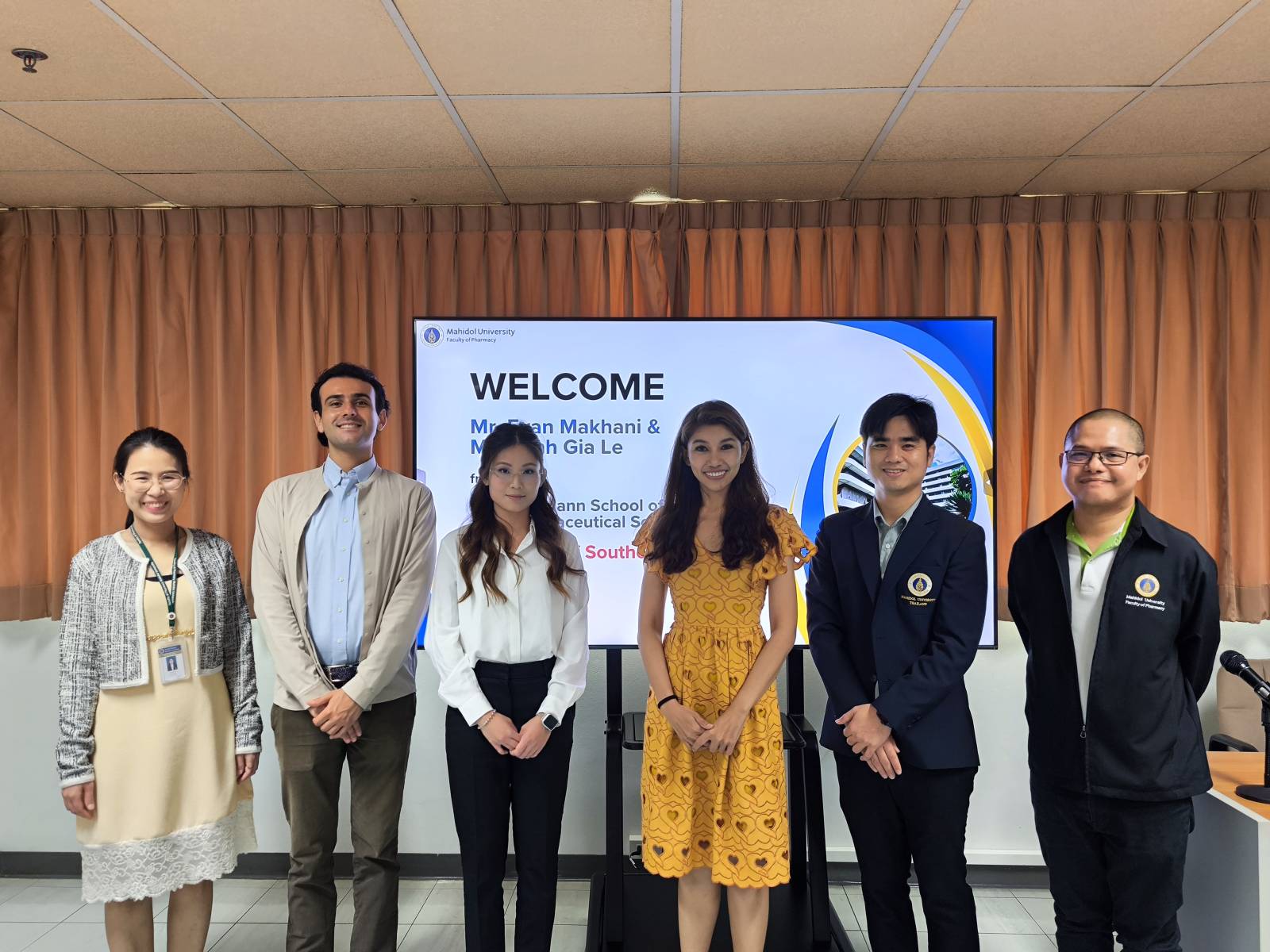 งานวิเทศสัมพันธ์ฯ จัดปฐมนิเทศโครงการแลกเปลี่ยนนักศึกษาต่างชาติจาก University of Southern California