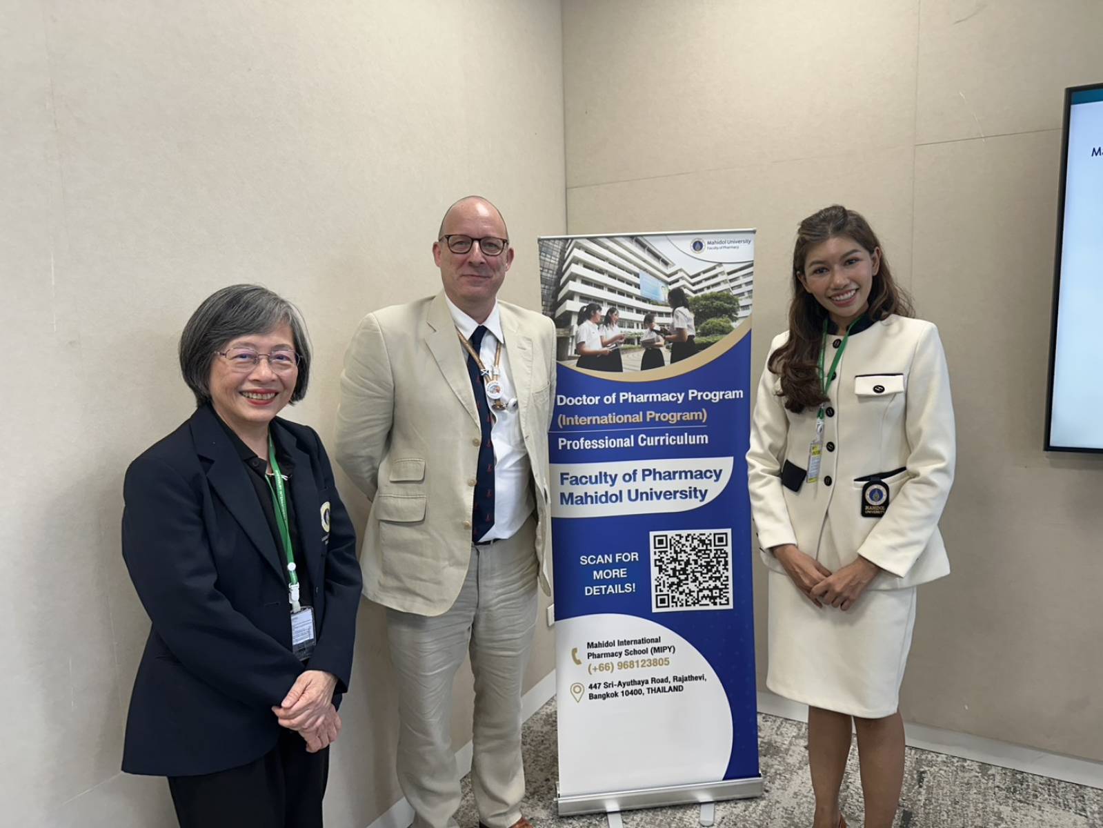 โรงเรียนเภสัชศาสตร์นานาชาติเข้าประชาสัมพันธ์หลักสูตรฯ ณ Shrewsbury International School Bangkok Riverside