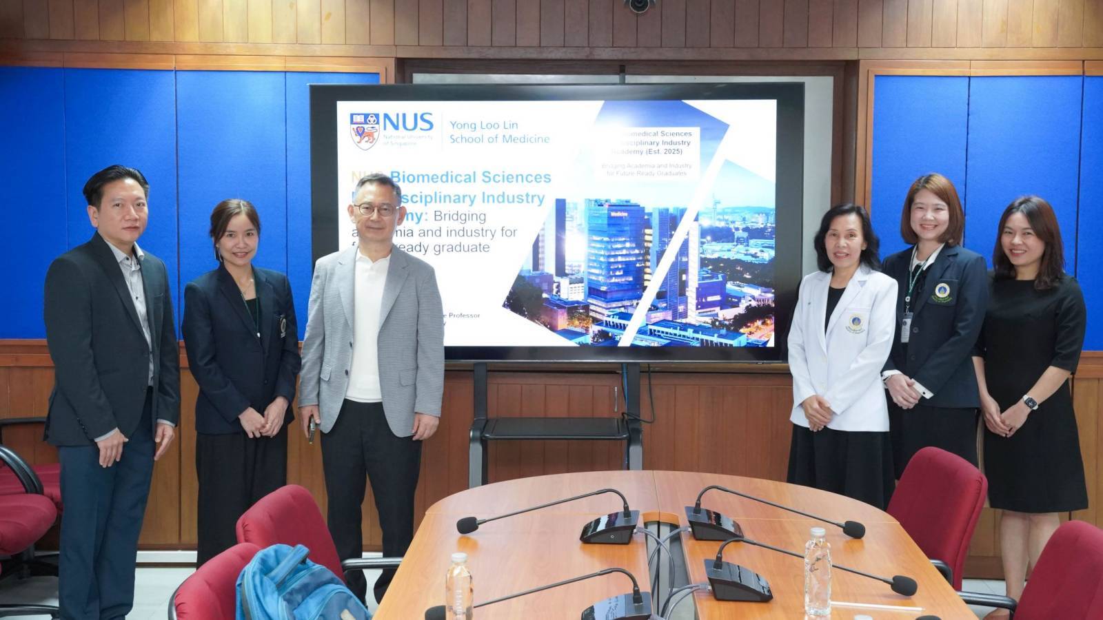 เภสัชมหิดลต้อนรับผู้เชี่ยวชาญจาก NUS แลกเปลี่ยนองค์ความรู้ด้านวิทยาศาสตร์การกำกับดูแลและการบูรณาการอุตสาหกรรม