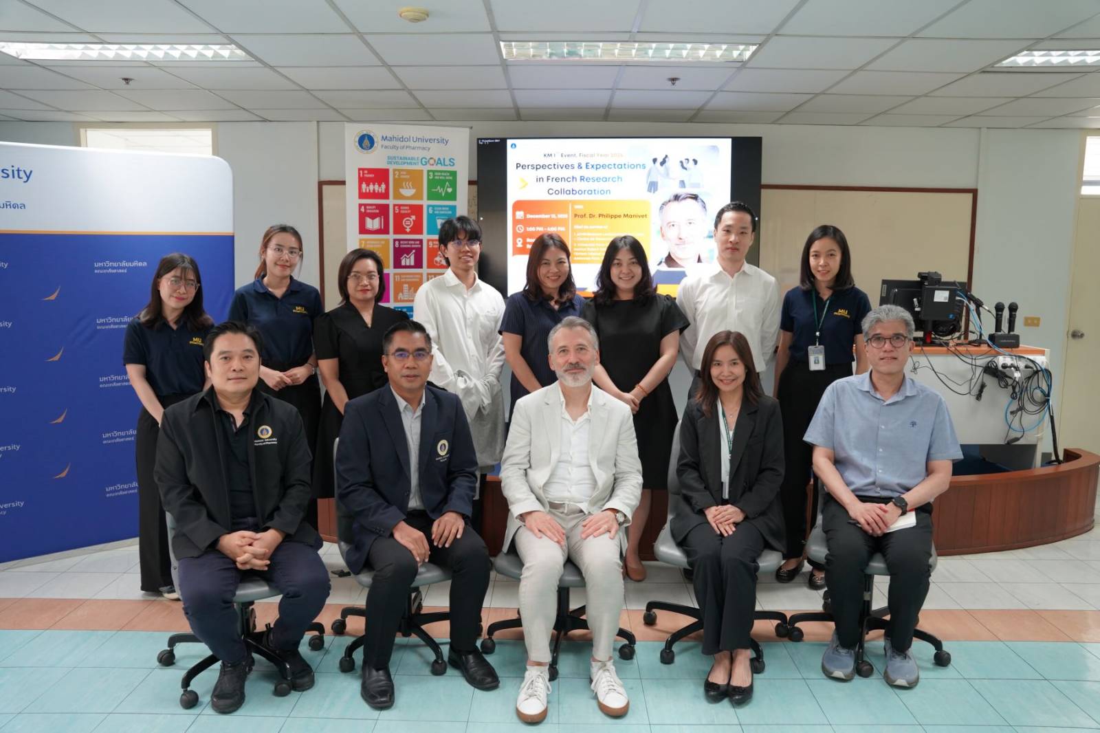 งานบริหารงานวิจัยฯ จัดกิจกรรม KM ด้านการวิจัย หัวข้อ Perspectives and Expectations in French Research Collaboration 