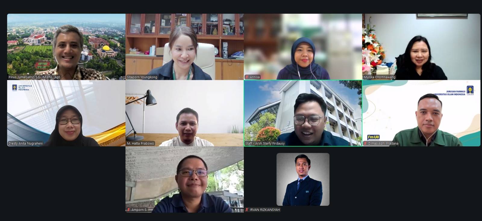 เภสัชมหิดลหารือความร่วมมือกับ Universitas Islam Indonesia ประเทศอินโดนีเซีย จัดโครงการแลกเปลี่ยนนักศึกษา