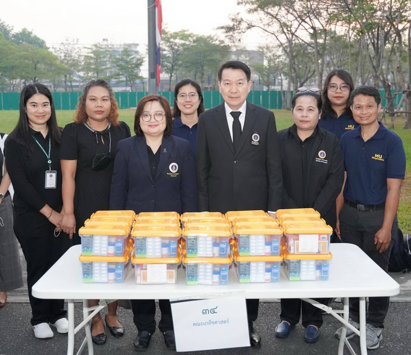 เภสัชมหิดลเข้าร่วมพิธีบำเพ็ญกุศลสตมวาร (100 วัน) ถวายเป็นพระราชกุศลแด่ สมเด็จพระนางเจ้าสิริกิติ์ พระบรมราชินีนาถ พระบรมราชชนนีพันปีหลวง