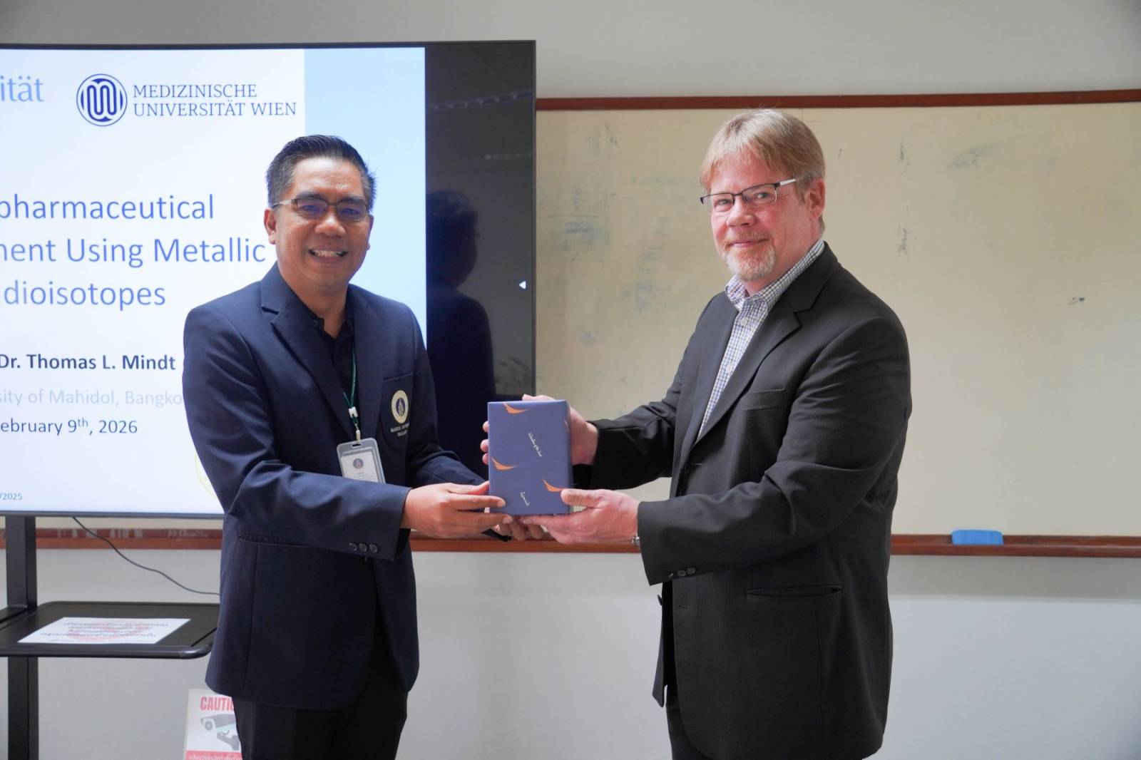 MUPY Hosts Special Lecture by Prof. Dr. Thomas L. Mindt from University of Vienna, Austria