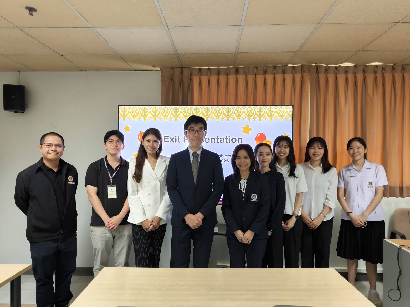 งานวิเทศสัมพันธ์ฯ จัดนำเสนอผลการเรียนรู้โครงการแลกเปลี่ยนนักศึกษาต่างชาติจาก Meiji Pharmaceutical University ประเทศญี่ปุ่น ประจำปี 2568