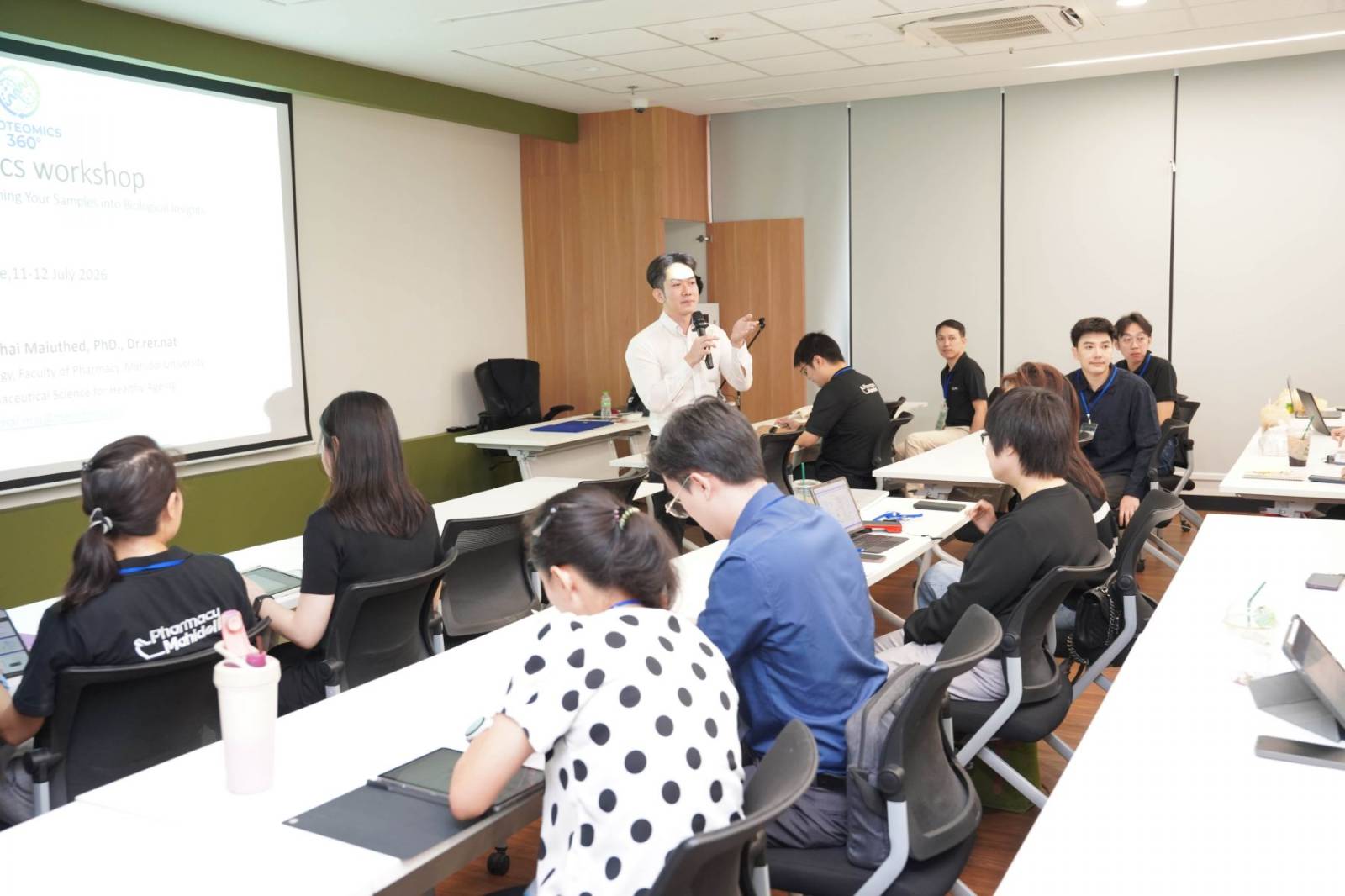 เภสัชมหิดลจัดกิจกรรมอบรมเชิงปฏิบัติการ Proteomics 360º - 2026 Transforming Your Sample into Biological Insight