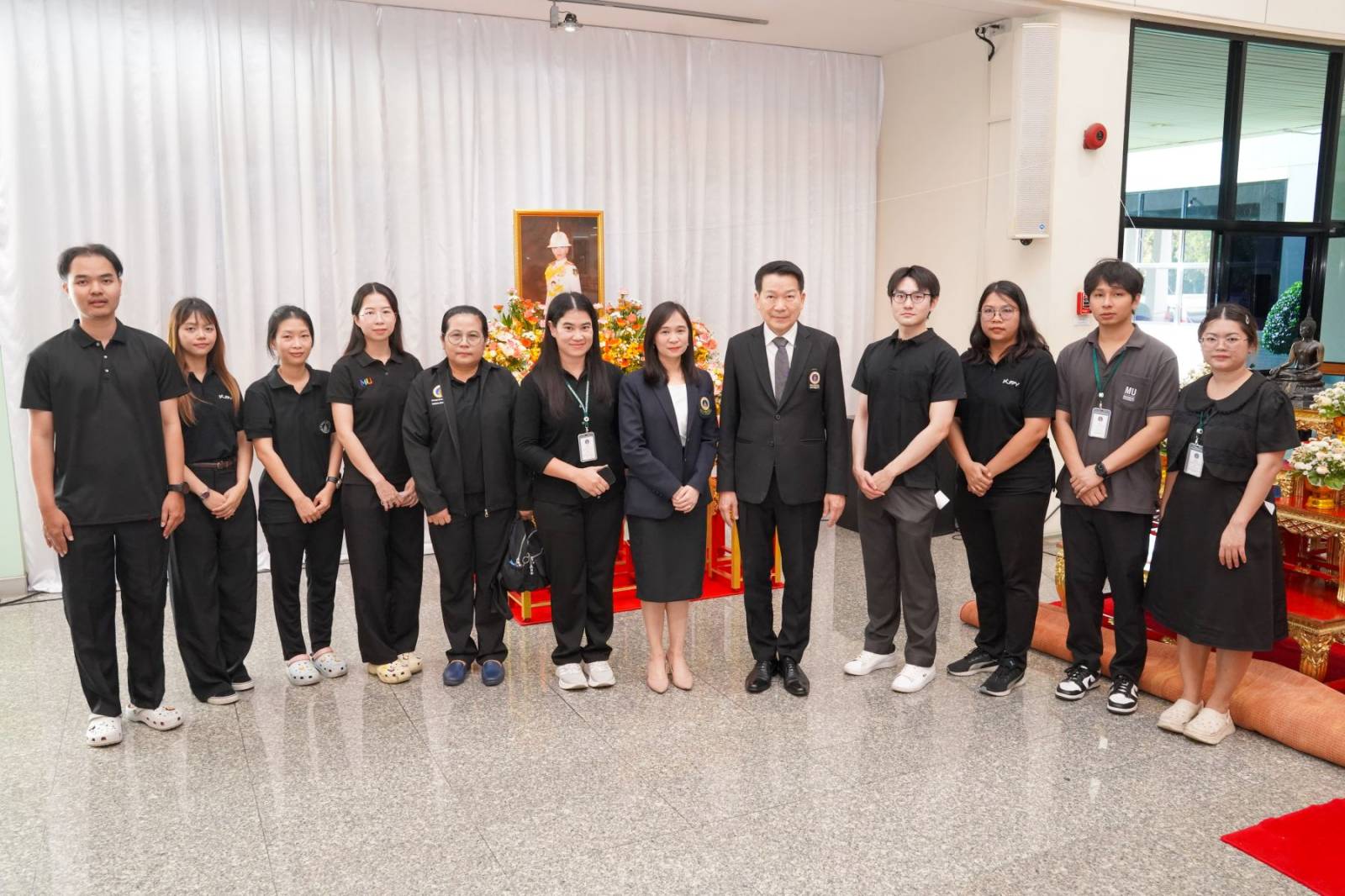 เภสัชมหิดลเข้าร่วมพิธีบำเพ็ญกุศลสตมวาร 100 วัน อุทิศถวายเป็นพระกุศล แด่ สมเด็จพระเจ้าลูกเธอ เจ้าฟ้าพัชรกิติยาภาฯ ณ มหาวิทยาลัยมหิดล ศาลายา