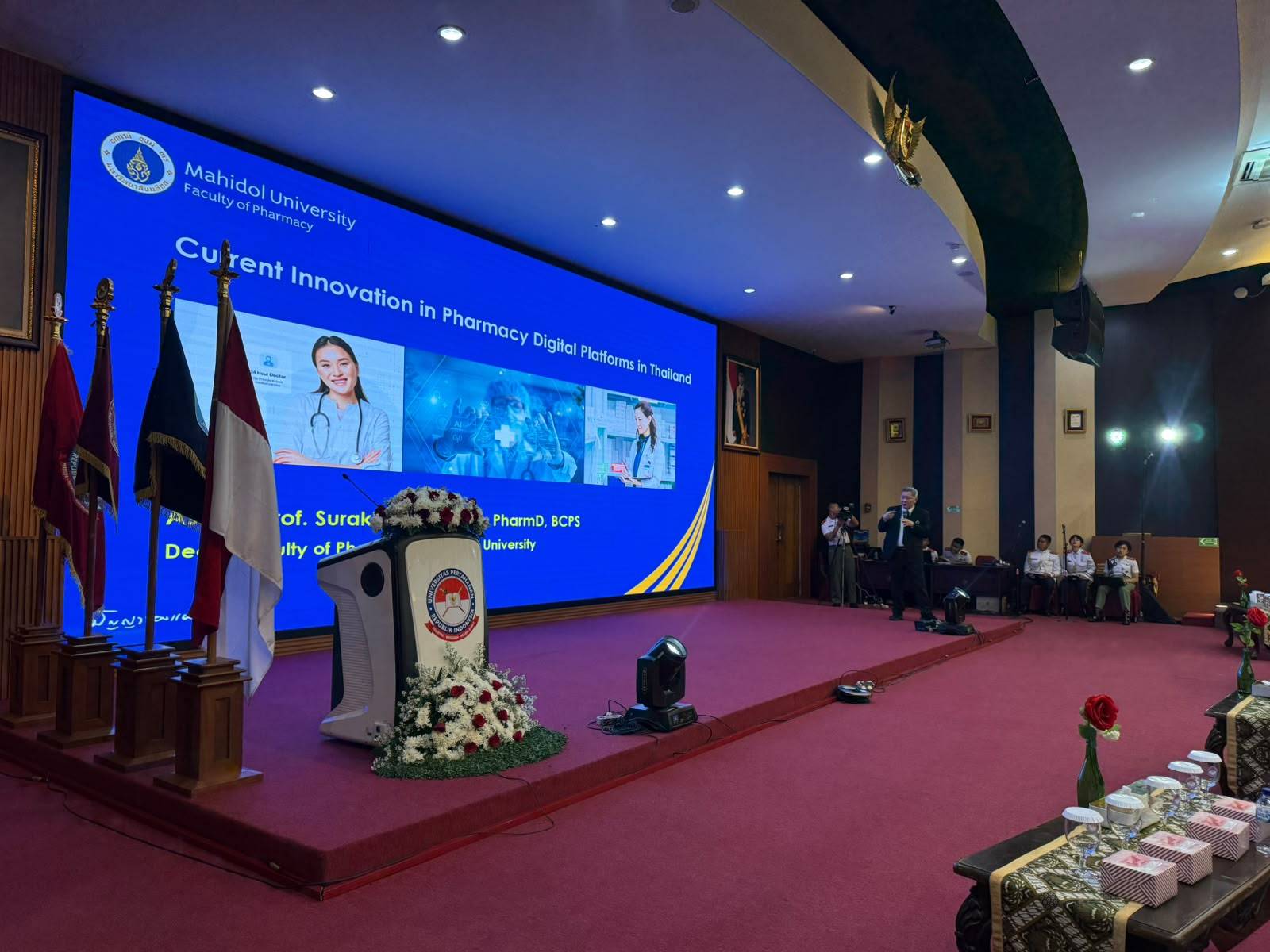 คณบดีเภสัชมหิดลร่วมประชุมวิชาการนานาชาติ ICOPMAP ณ สาธารณรัฐอินโดนีเซีย